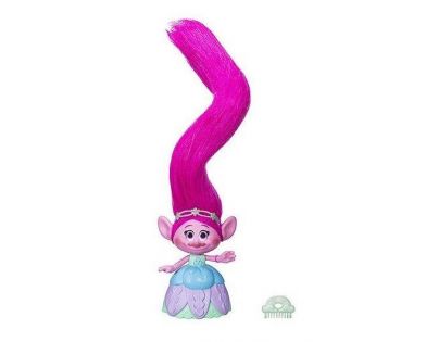 Hasbro Trollové Poppy s extra dlouhými svítícími vlasy