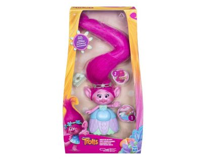 Hasbro Trollové Poppy s extra dlouhými svítícími vlasy