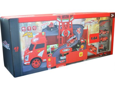 HM Studio Hasičská stanice auto - Poškozený obal