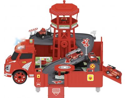 HM Studio Hasičská stanice auto - Poškozený obal