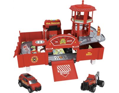 HM Studio Hasičská stanice auto - Poškozený obal