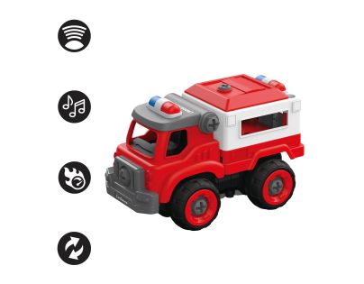 Lexibook Hasičské auto 3v1 s elektrickou vrtačkou