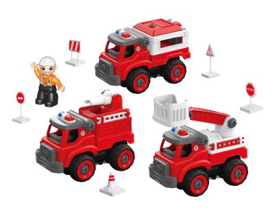 Lexibook Hasičské auto 3v1 s elektrickou vrtačkou