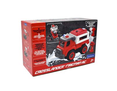Lexibook Hasičské auto 3v1 s elektrickou vrtačkou