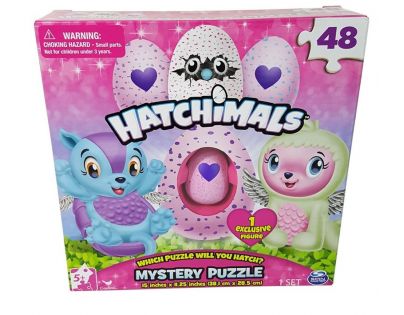 Hatchimals puzzle 48 ks s exclusive zvířátkem