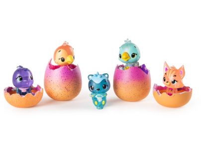 Hatchimals Zářící zvířátka čtyřbalení s bonusem S4