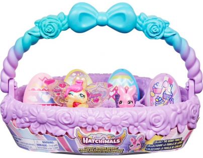 Hatchimals zvířátka v jarním košíku