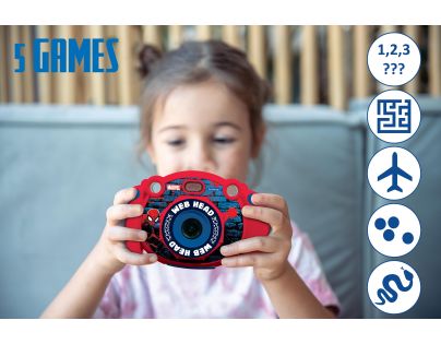 Lexibook HD kamera a fotoaparát s SD kartou Spiderman