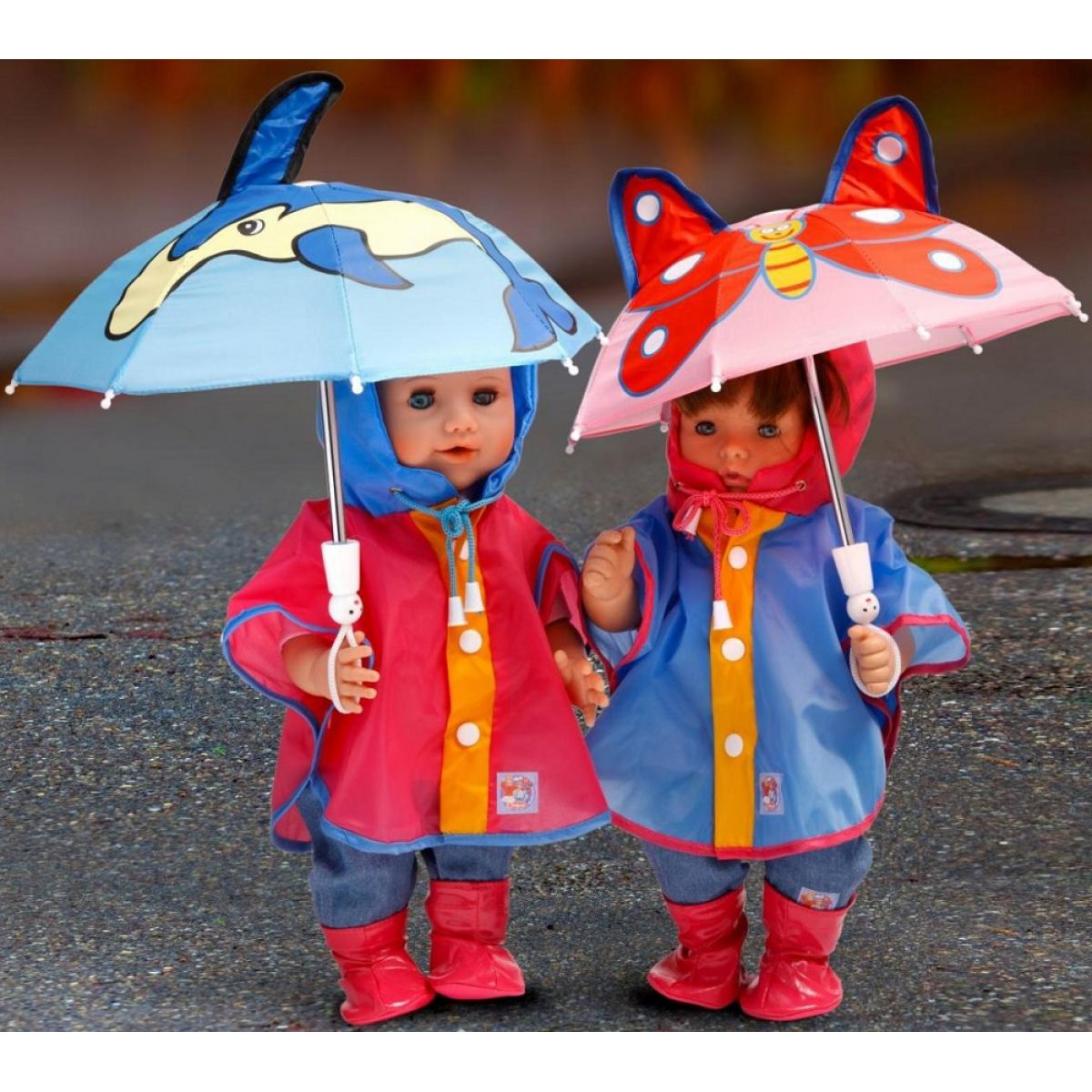 Heless Pláštěnka a deštník pro panenky