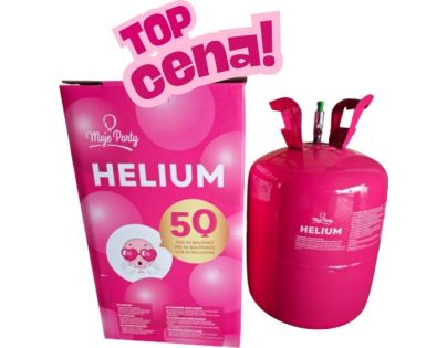 Helium na 50 balonků - Poškozený obal