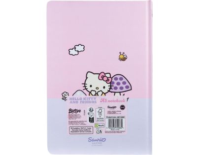 Bluesky Hello Kitty a přátelé Blok A5 Mushroom