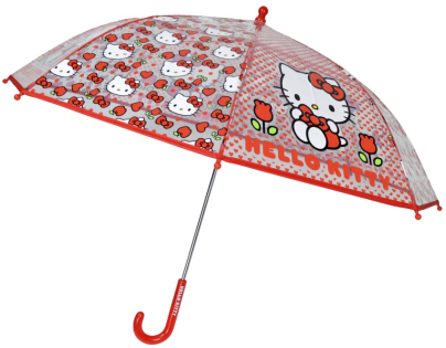 Hello Kitty automatický deštník 48 cm červený