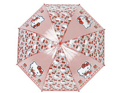 Hello Kitty automatický deštník 48 cm červený