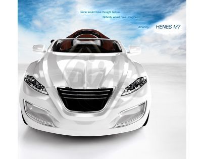 Elektrické auto Henes M7 Premium bílé
