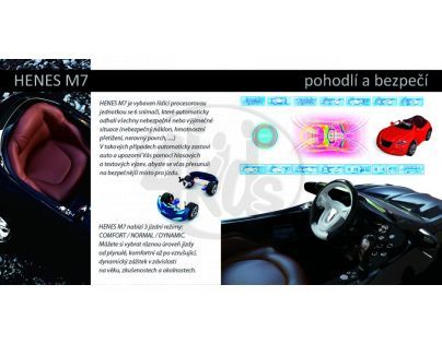 Elektrické auto Henes M7 Premium černé