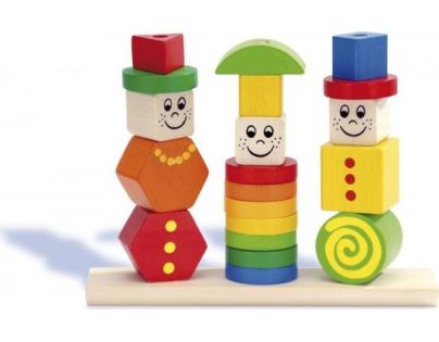 Eichhorn Dřevěná hra Puzzle figurky