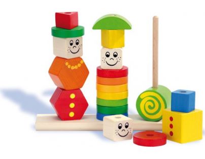 Eichhorn Dřevěná hra Puzzle figurky
