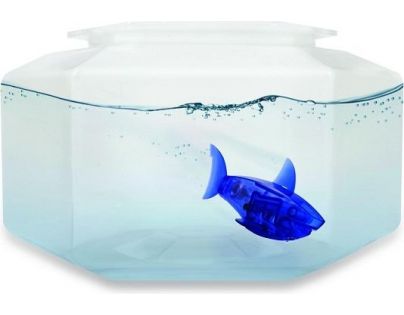 Hexbug Aquabot Led s akváriem - Piraňa modrá