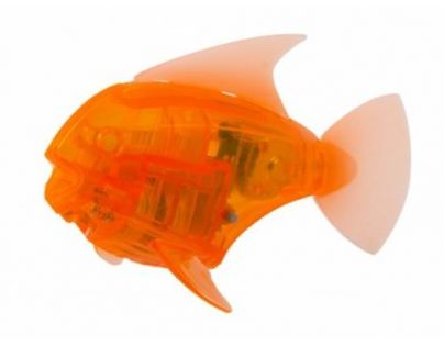 Hexbug Aquabot Led s akváriem - Piraňa oranžová