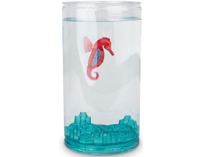 Hexbug Aquabot Mořský koník s akváriem - červený