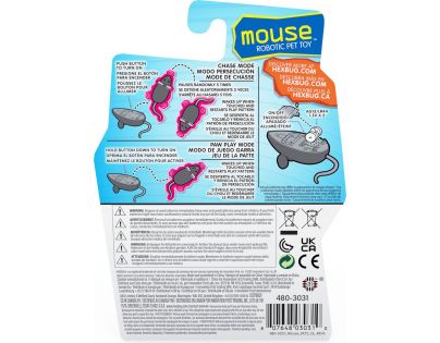 Hexbug Robotická myš Šedá