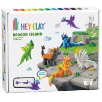 Hey Clay Dračí ostrov modelovací sada s doplňky, 15 tub 2