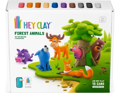 Hey Clay Lesní zvířata modelina