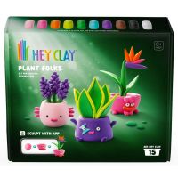 Hey Clay Rostlinkové postavičky modelovací sada s doplňky, 15 tub 2