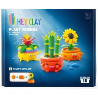 Hey Clay Rostlinkoví přátelé modelovací sada s doplňky, 15 tub 3