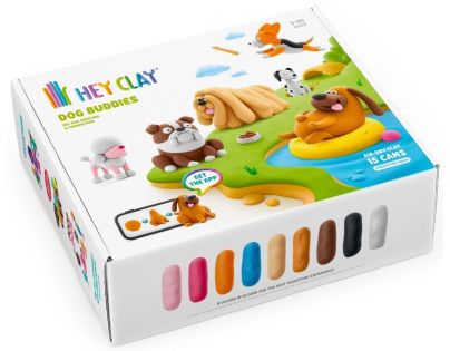 HEY CLAY SET DOG BUDDIES 15PK CEE