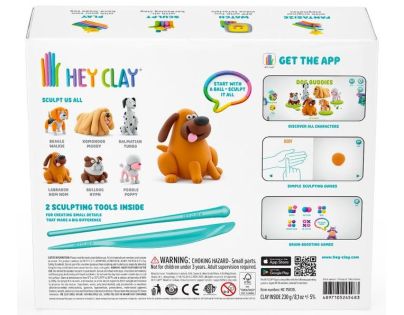 HEY CLAY SET DOG BUDDIES 15PK CEE