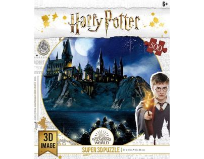 HM Studio 3D Puzzle Harry Potter Hogwarts 500 dílků