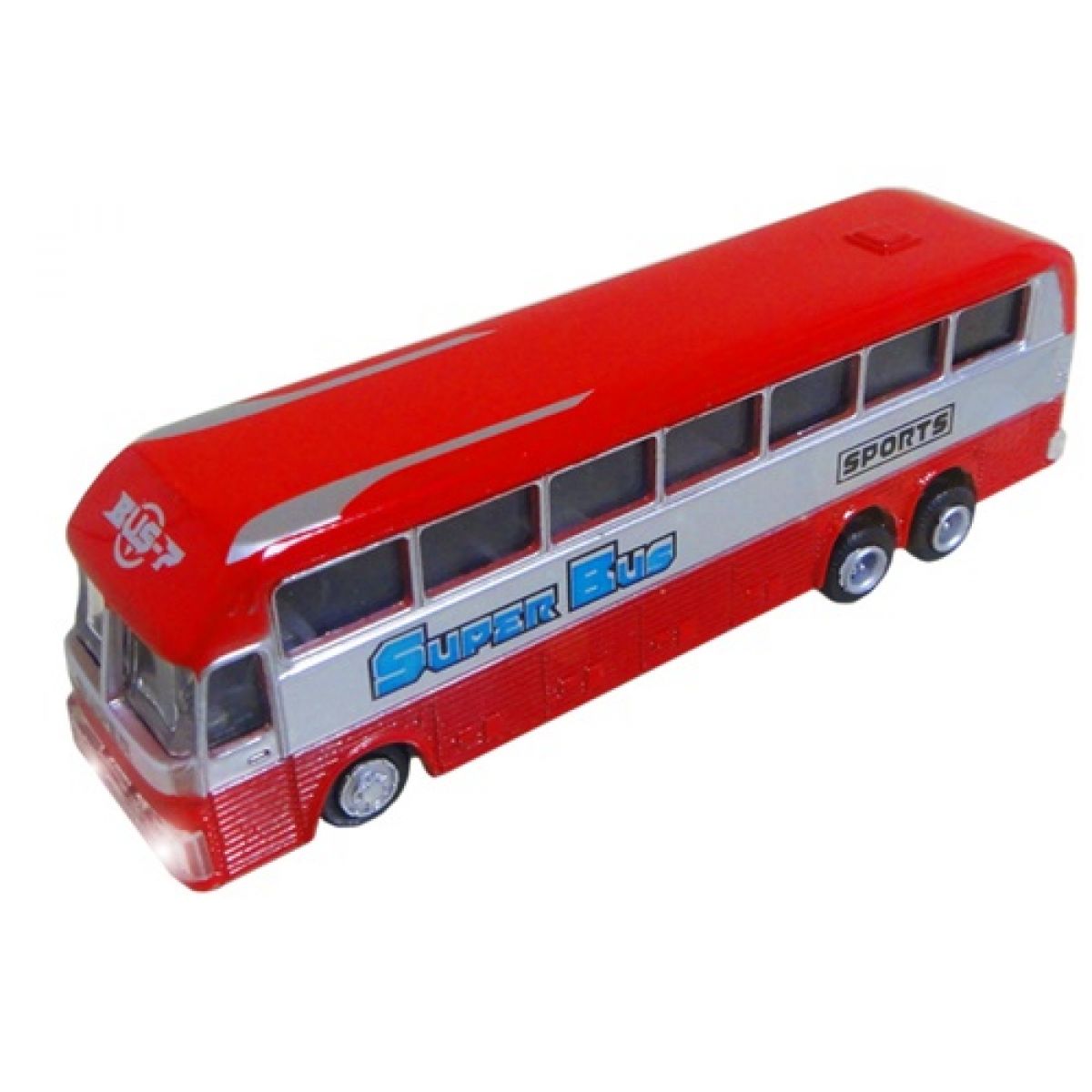 HM Studio Autobus 14 cm - Červená