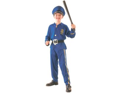 HM Studio Dětský kostým Policista 130 - 140 cm - Poškozený obal