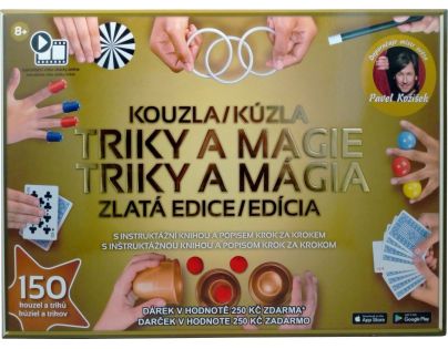 HM Studio Kouzla, triky a magie - Zlatá edice - Poškozený obal