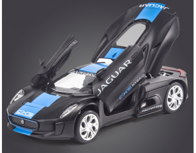 HM Studio kovový model Jaguar C-X75 1:32
