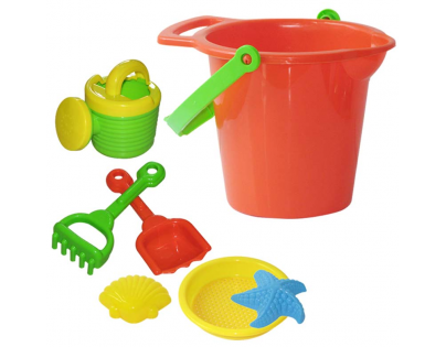 HM Studio Kyblíček set s konvičkou a oranžovým kyblíkem