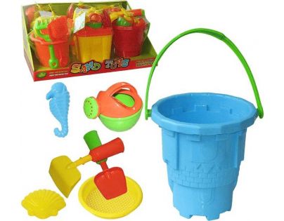 HM Studio Kyblíček set s konvičkou žlutý hranatý kyblík