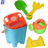 HM Studio Kyblíček set s konvičkou žlutý hranatý kyblík 2