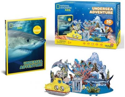 HM Studio National Geografic Puzzle 3D Podmořské dobrodružství 63 dílků
