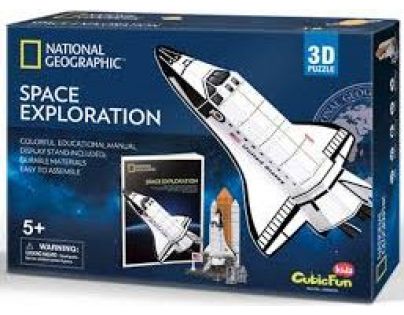 HM Studio Puzzle 3D Vesmírný průzkum NG 65 dílků