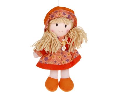 HM Studio Panenka hadrová 20 cm Oranžová