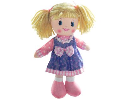 Hm Studio Panenka hadrová 30 cm modré šaty