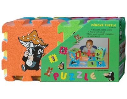 HM Studio Puzzle pěnové Krtek 6 dílků