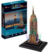 HM Studio Puzzle 3D Empire State Building Led 38 dílků 3