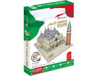 HM Studio Puzzle 3D Náměstí sv. Marka 107 dílků