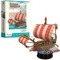 HM Studio Puzzle 3D Roman Warship 85 dílků 2
