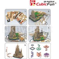 HM Studio Puzzle 3D Sagrada Família 194 dílků 3
