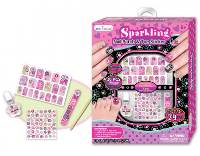 Hm Studio Sada na nehty samolepky s dolňky