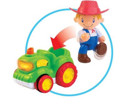 HM Studio Traktor zvířecí farma Stiskni a jeď